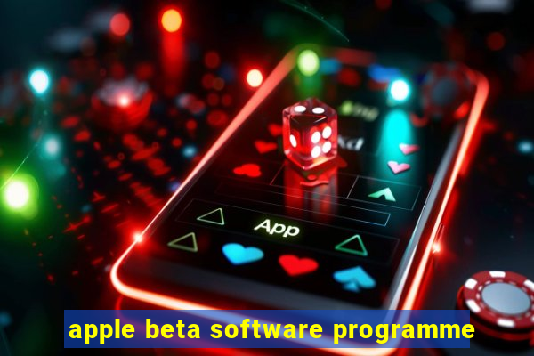 apple beta software programme