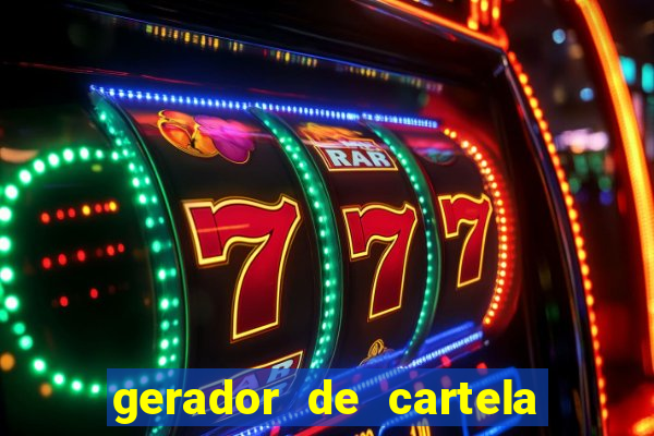 gerador de cartela de bingo