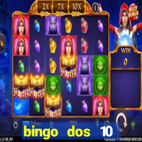 bingo dos 10 mandamentos da lei de deus