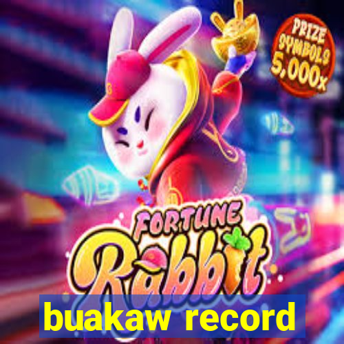 buakaw record