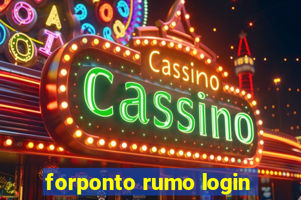 forponto rumo login