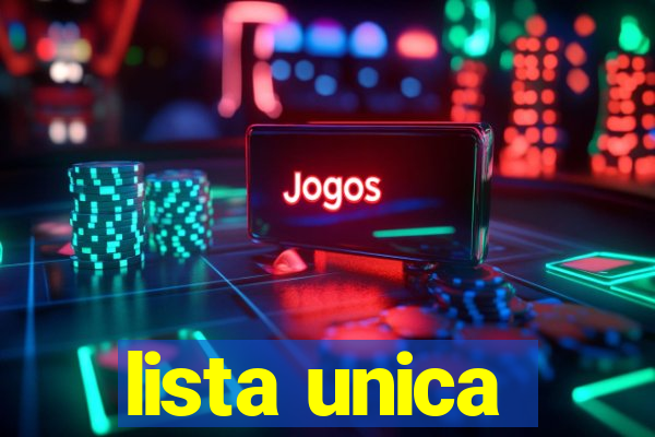 lista unica