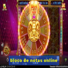 bloco de notas online