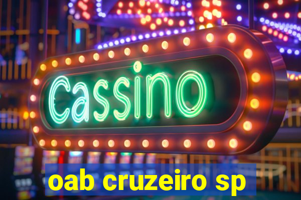 oab cruzeiro sp