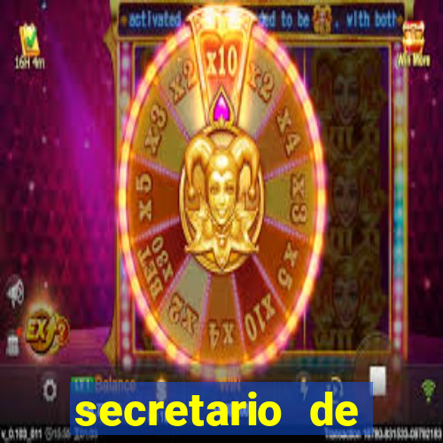 secretario de esporte salario