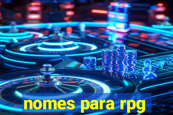 nomes para rpg