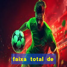 faixa total de gols 2 3 o que significa