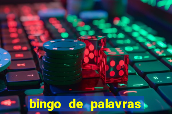 bingo de palavras de natal