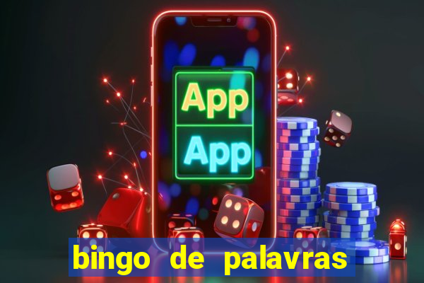 bingo de palavras de natal