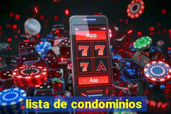 lista de condominios