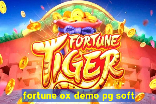 fortune ox demo pg soft