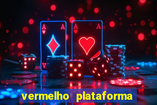 vermelho plataforma de jogos