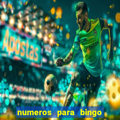 numeros para bingo de 1 a 90