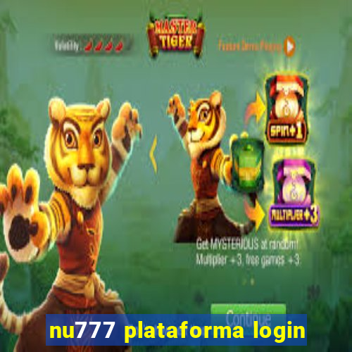 nu777 plataforma login