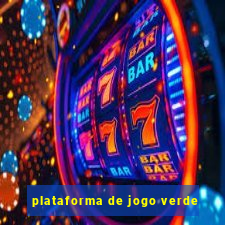 plataforma de jogo verde