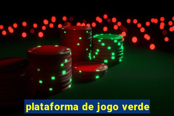 plataforma de jogo verde