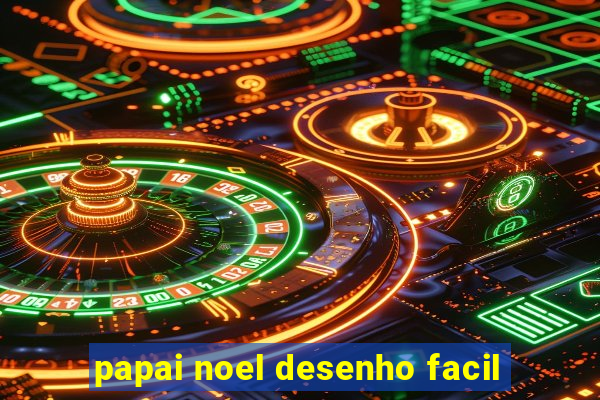 papai noel desenho facil