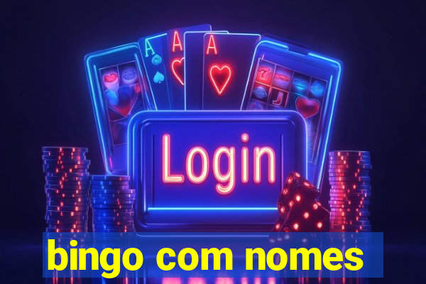 bingo com nomes