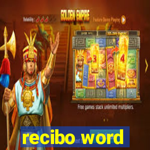 recibo word