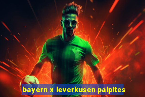 bayern x leverkusen palpites