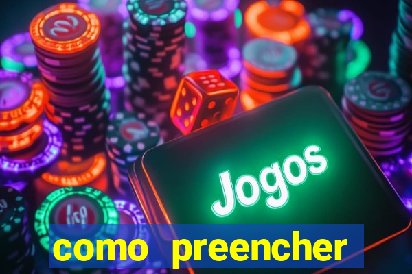 como preencher recibo de pagamento