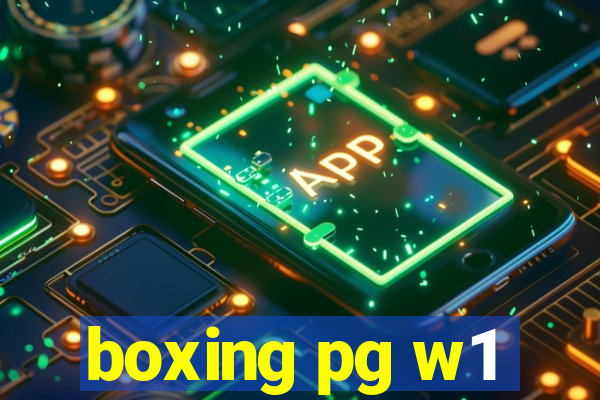 boxing pg w1