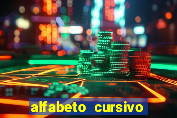 alfabeto cursivo pontilhado para imprimir pdf