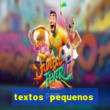 textos pequenos para alfabetizar