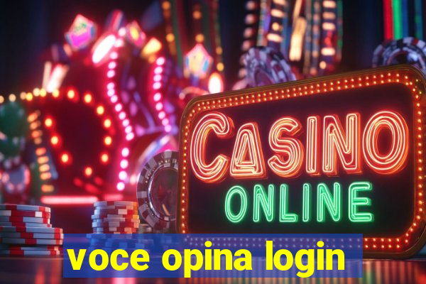 voce opina login