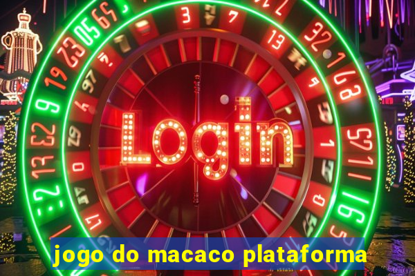 jogo do macaco plataforma