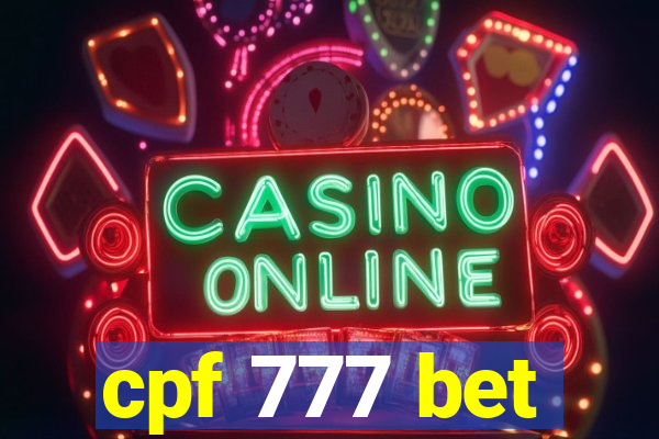 cpf 777 bet