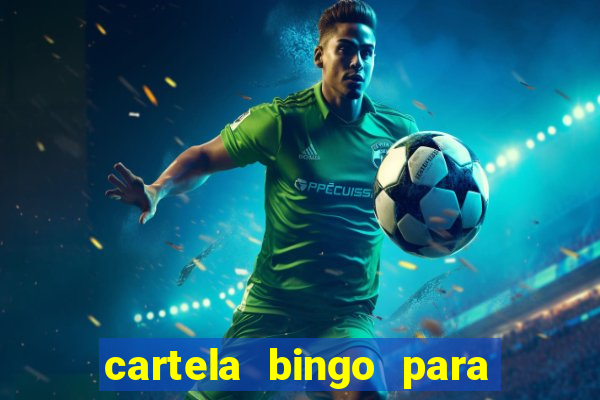 cartela bingo para cha de cozinha imprimir gratis