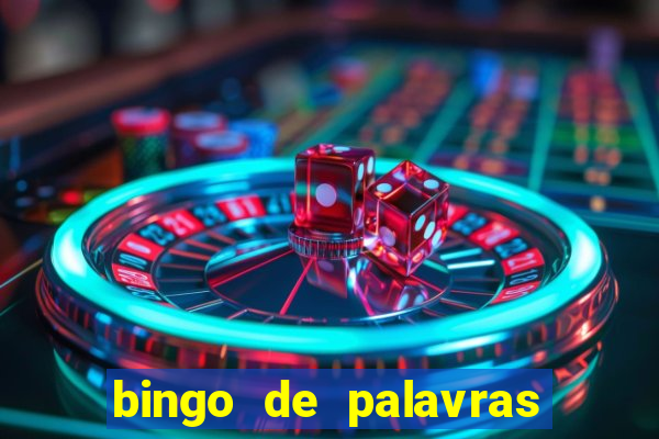 bingo de palavras cha de bebe