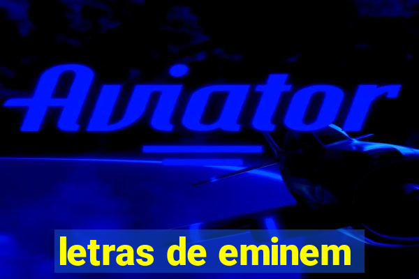 letras de eminem