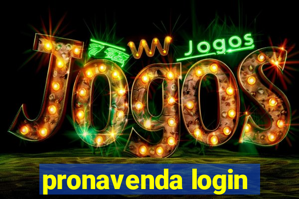 pronavenda login