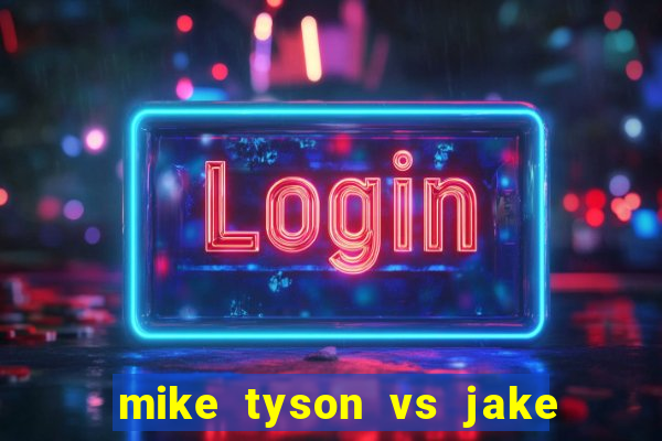 mike tyson vs jake paul assistir online