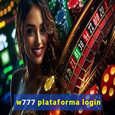 w777 plataforma login