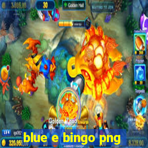 blue e bingo png