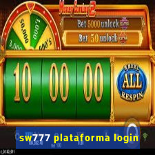 sw777 plataforma login