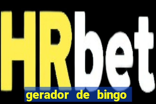 gerador de bingo cha de bebe