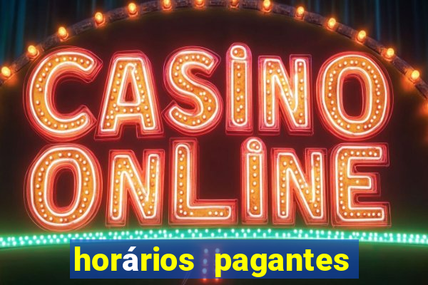 horários pagantes fortune tiger madrugada