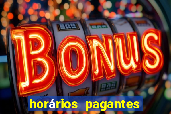 horários pagantes fortune rabbit hoje