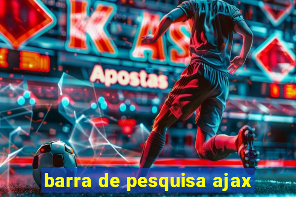 barra de pesquisa ajax