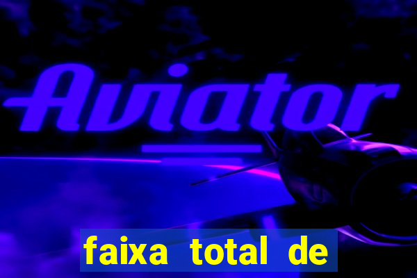 faixa total de gols 2 3 o que significa