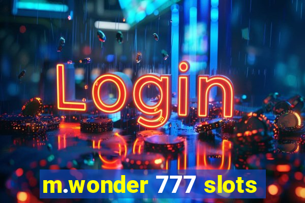 m.wonder 777 slots