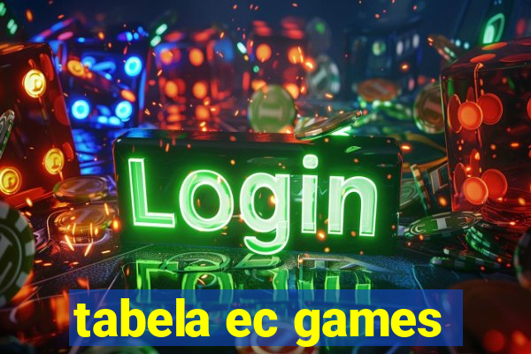 tabela ec games