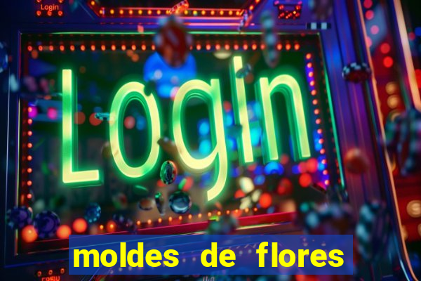 moldes de flores gigantes para imprimir