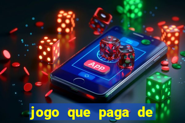 jogo que paga de verdade no pix sem depositar nada