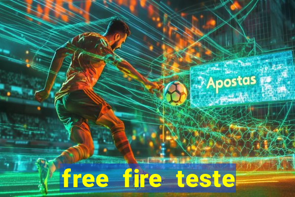 free fire teste grátis jogar agora