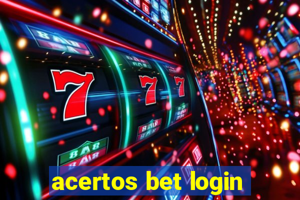 acertos bet login